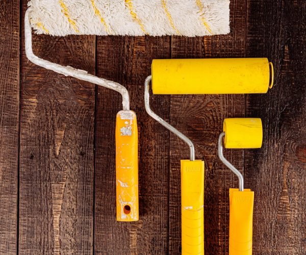 This image shows three paint rollers in different sizes this is used in about us main page to show our main purpose of website